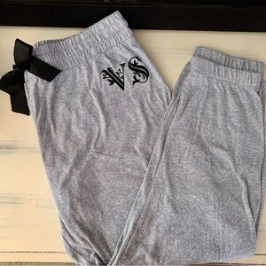 Women’s Lightweight Gray Sleep Pants Joggers | Victoria’s Secret | Size XL